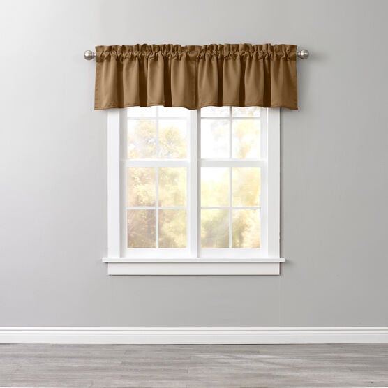 BH Studio® Room-Darkening Rod-Pocket Valance, BH Studio® Room-Darkening Rod-Pocket Valance,
