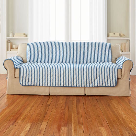 Striped Sofa Protector, Striped Sofa Protector,