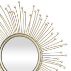 Set Of 3 Gold Metal Glam Wall Mirror, , alternate image number null