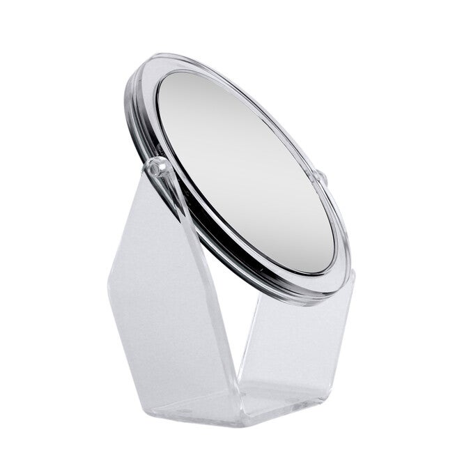 7'' Round Dual-Sided Rotating Countertop Mirror, , on-hover image number null