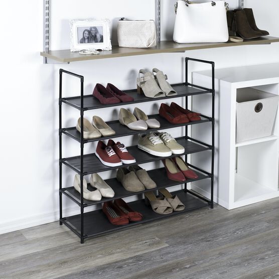 5 Shelf Stackable Fabric Shoe Rack, , alternate image number null