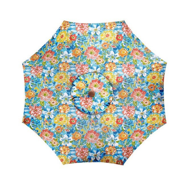 7½’ Tilt-And-Crank Umbrella, POPPY BLUE, hi-res image number null
