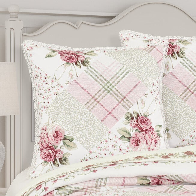 Bungalow Euro Sham, ROSE, alternate image number 1