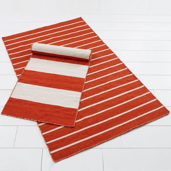 Large Pinstripe Rug , , on-hover image number 1
