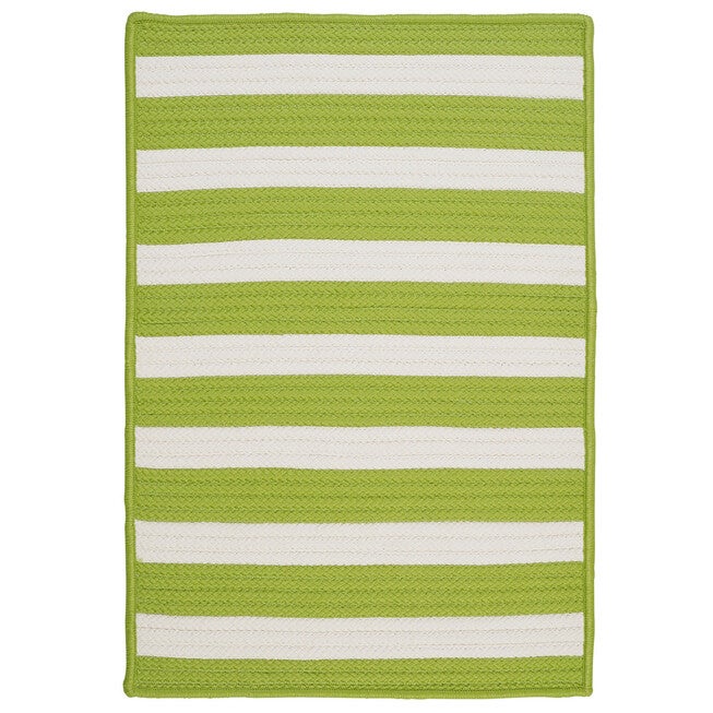 Bay Stripe Lime Rug, LIME, hi-res image number null