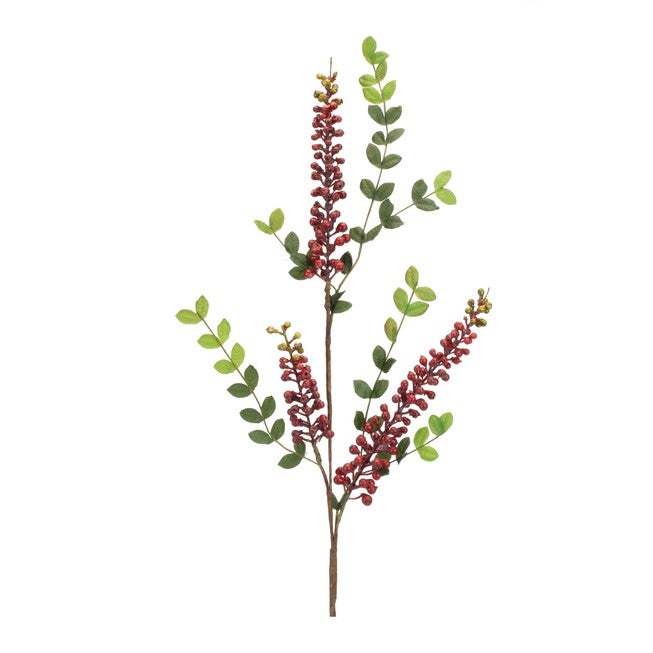 Burgandy Berry Foliage Spray (Set of 6), RED/GREEN, hi-res image number 0
