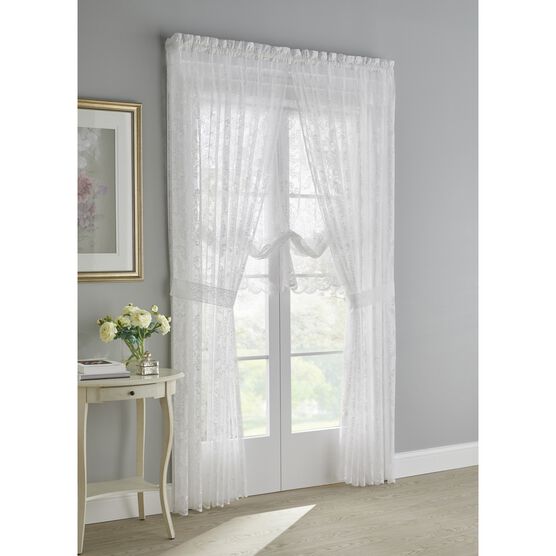 Vintage Lace Balloon Shade Sheer Curtains Brylane Home