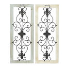 Set Of 2 Multi Colored Wood Rustic Wall Décor, , on-hover image number null