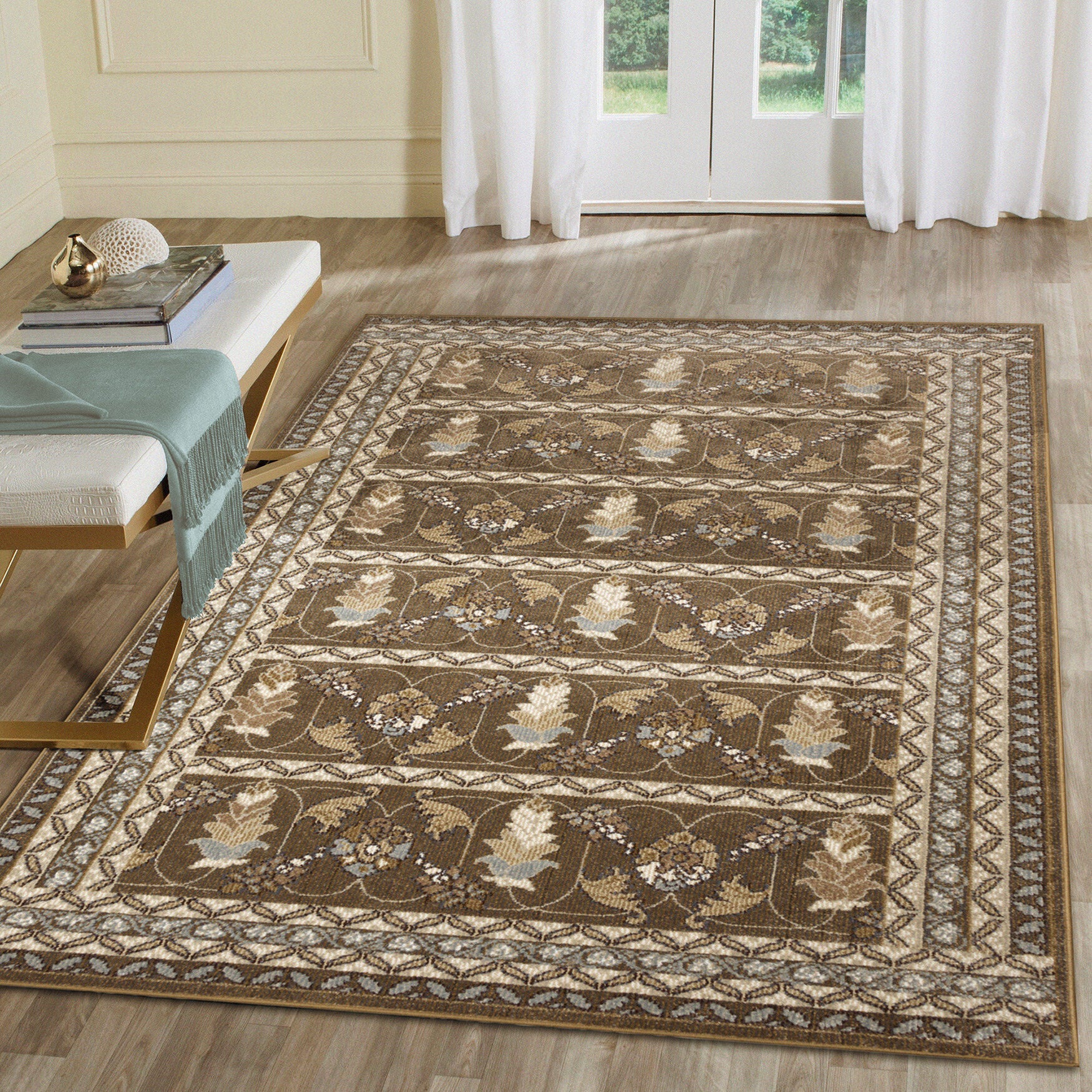 Ariana Sarai Indoor Area Rug Bronze, , alternate image number 5