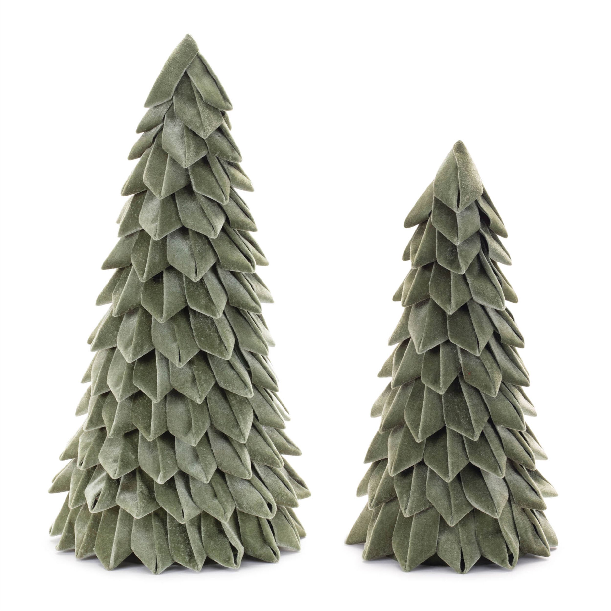 Fabric Pine Tree (Set of 2), GREEN, alternate image number 1