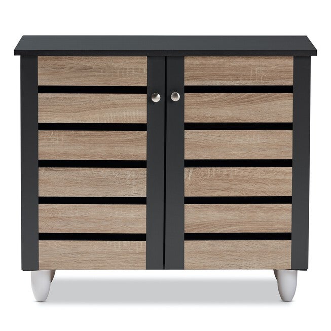 Gisela 2-Door Shoe Storage Cabinet Furniture, , alternate image number null