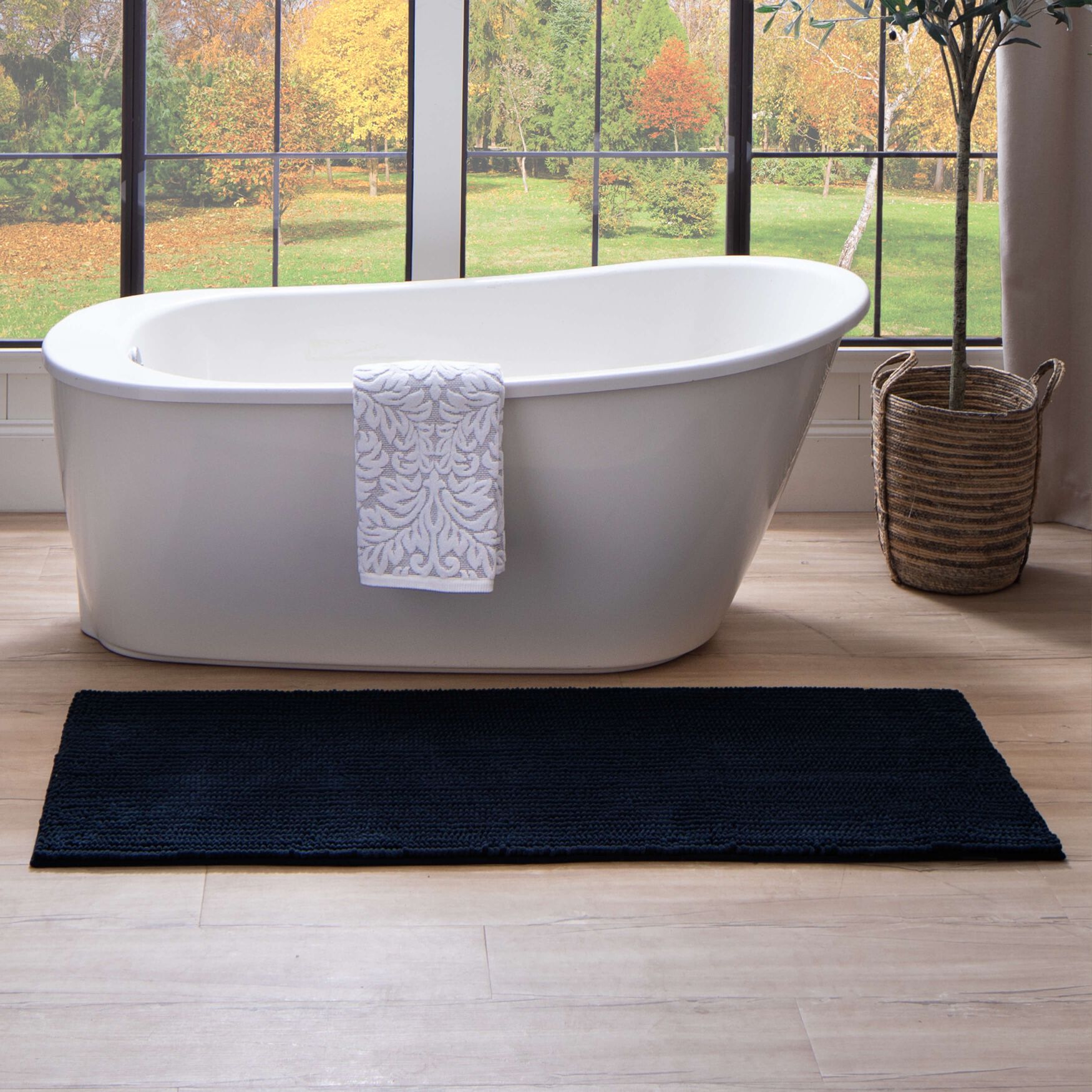 Homespun Noodle Bath Rug, , alternate image number 9