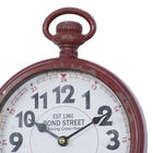 Set Of 2 Multi Colored Metal Vintage Wall Clock, , alternate image number null