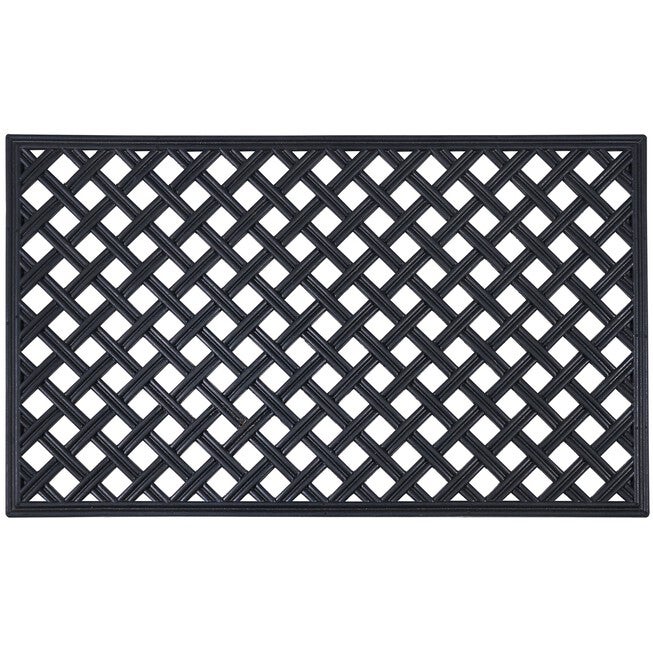 Wrought Iron Rubber Mat 18 inches x 30 inches, BLACK DIAMOND, hi-res image number null