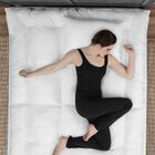 SensorPEDIC 2-Inch Down Alternative Fiber Mattress Topper with 100% Cotton Cove, , alternate image number null