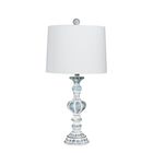 26.5" Cottage Antique Blue Resin Table Lamp, , on-hover image number null