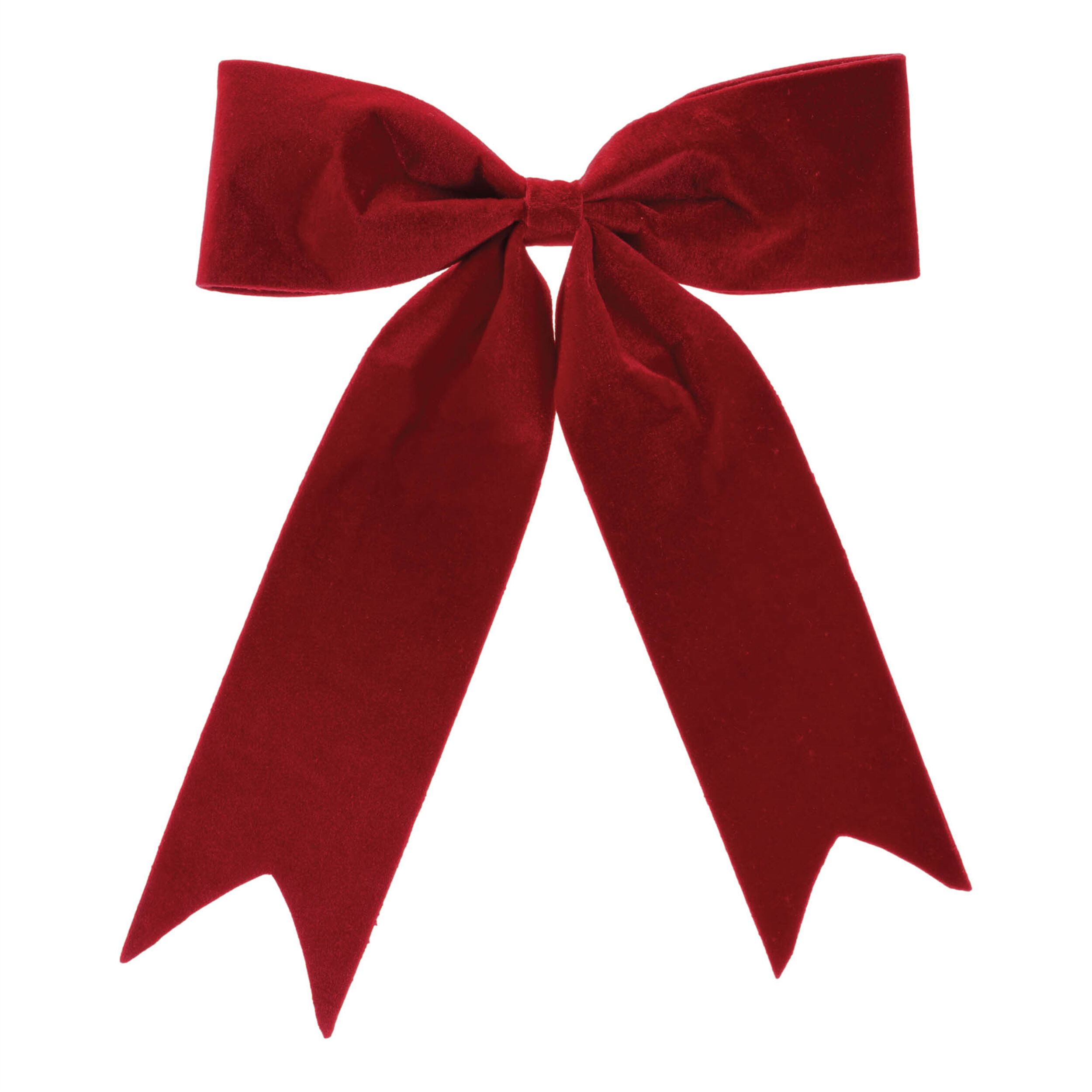 Red Holiday Bow (Set of 2), RED, hi-res image number 0