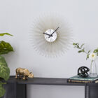 Gold Metal Contemporary Wall Clock, , alternate image number null