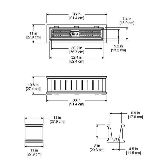 Cape Cod 3FT Window Box, , on-hover image number null