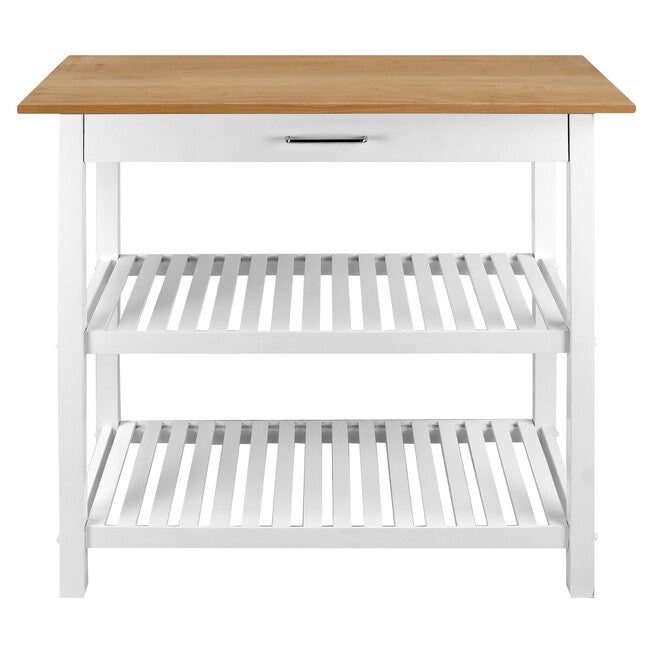 Kitchen Island with Solid American Cherry Top, NATURAL, hi-res image number 0