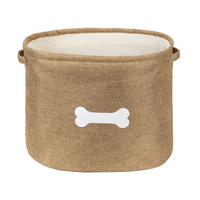 Capri Tan Toy Pet Dog Cat Basket, TAN, hi-res image number null