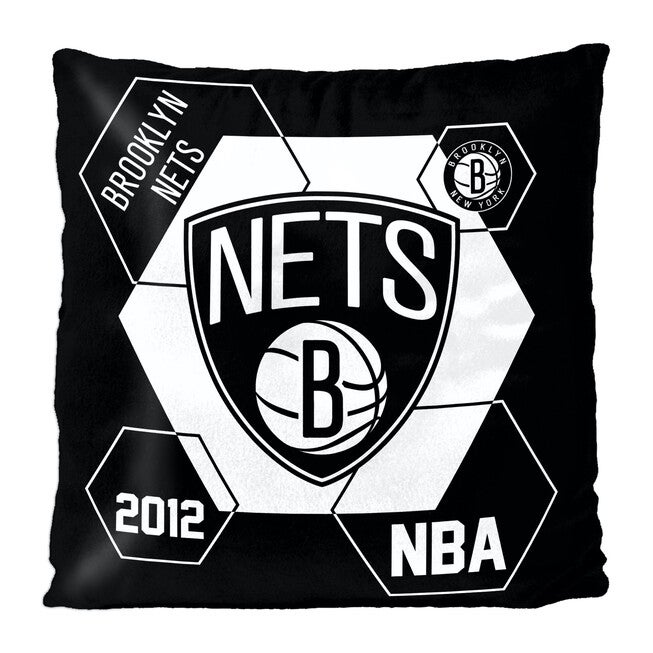 Nets Velvet Reverse Pillow, MULTI, hi-res image number 0
