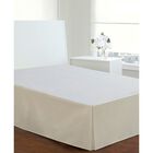 Luxury Hotel Classic Tailored 14" Drop Ivory Bed Skirt, , on-hover image number 1