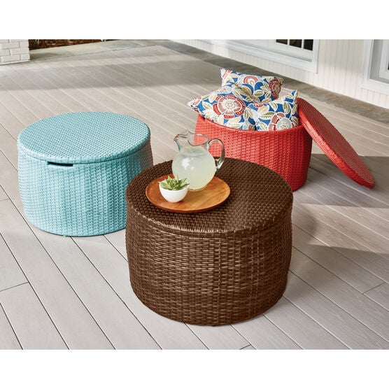 Santiago Round Storage Table, 