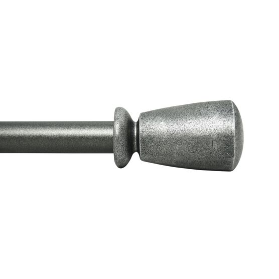 Heritage Dover Window Curtain Rod Set Window, ANTIQUE SILVER, hi-res image number null