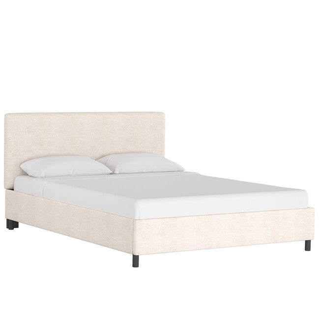 Sawyer Platform Bed in Aiden Almond, LINEN TALC, hi-res image number 0