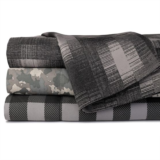 Ecko Buffalo Check Microfiber Sheet Set Sheet Set, , alternate image number null