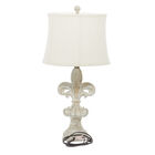 Set Of 2 White Polystone French Country Table Lamp, , on-hover image number 1