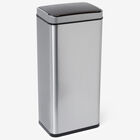 50-Lt. Tall Motion Sensor Trash Can, STAINLESS STEEL, hi-res image number null