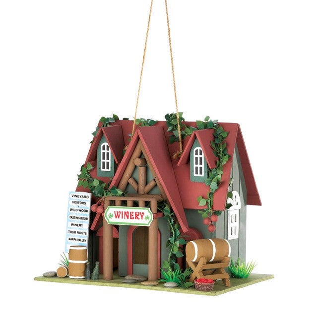 Cottage Winery Birdhouse, MULTICOLOR, hi-res image number 0
