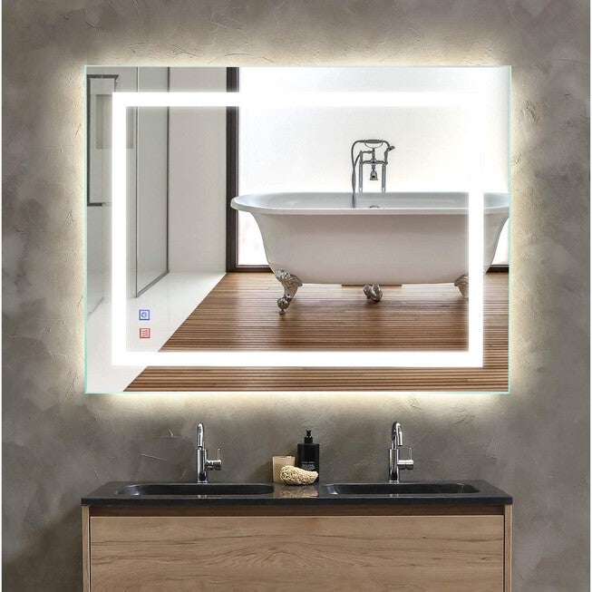 Bathroom Vanity Mirror With Anti-Fog, , on-hover image number null