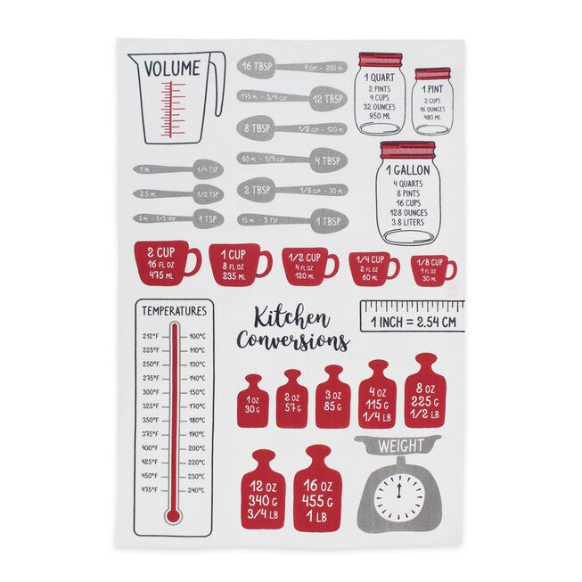 Foodie Designer Print Kitchen Dish Towel, Set 2, , alternate image number null