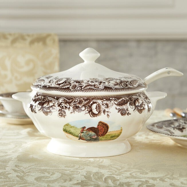 Haydon Turkey 3-Pc. Tureen Set, MULTI, hi-res image number 0