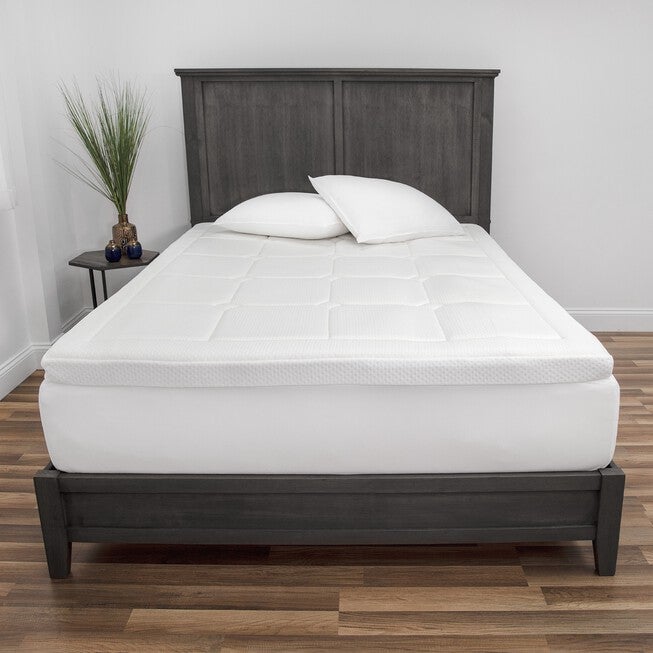 SensorPEDIC 3-Inch Majestic Gel-Infused Memory Foam Mattress Topper, , alternate image number null