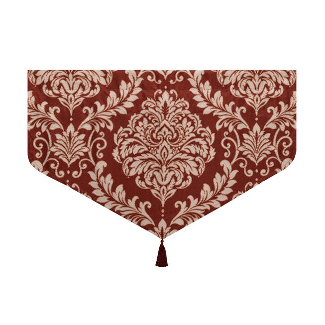 Lazia Window Ascot Valance, RED, alternate image number null