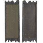 Set Of 2 White Wood Rustic Wall Décor, , alternate image number null