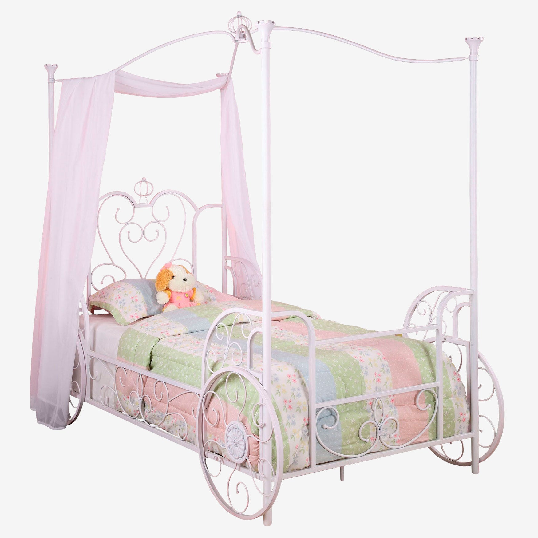 Princess metal top bed frame