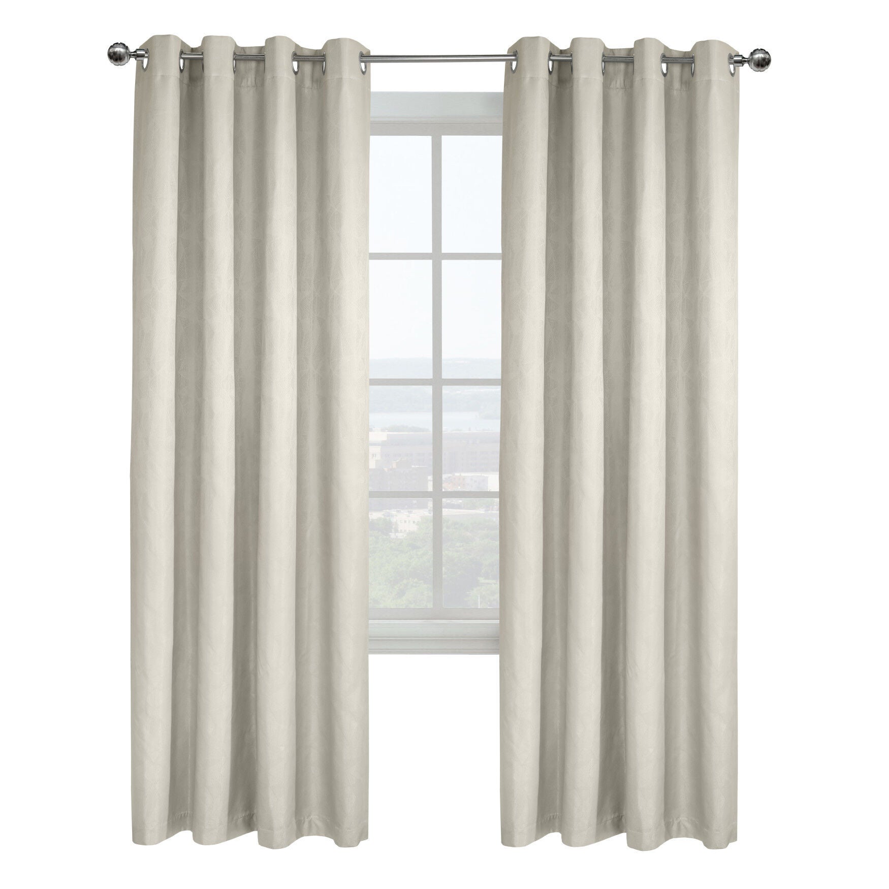 Ethan Blackout Grommet Curtain Panel, , on-hover image number 1