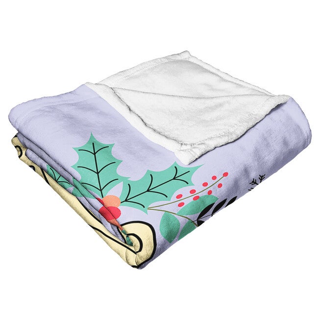 Wb Friends Wreath Silk Touch Throw Blanket, , alternate image number null