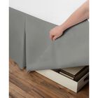 Space Maker Extra-Long 21" Drop length Silver Bed Skirt, , alternate image number null