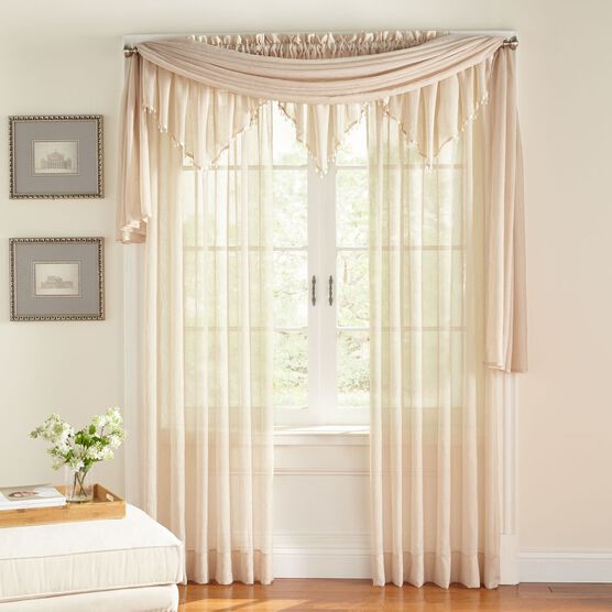 BH Studio Crushed Voile Rod-Pocket Panel, BH Studio Crushed Voile Rod-Pocket Panel,