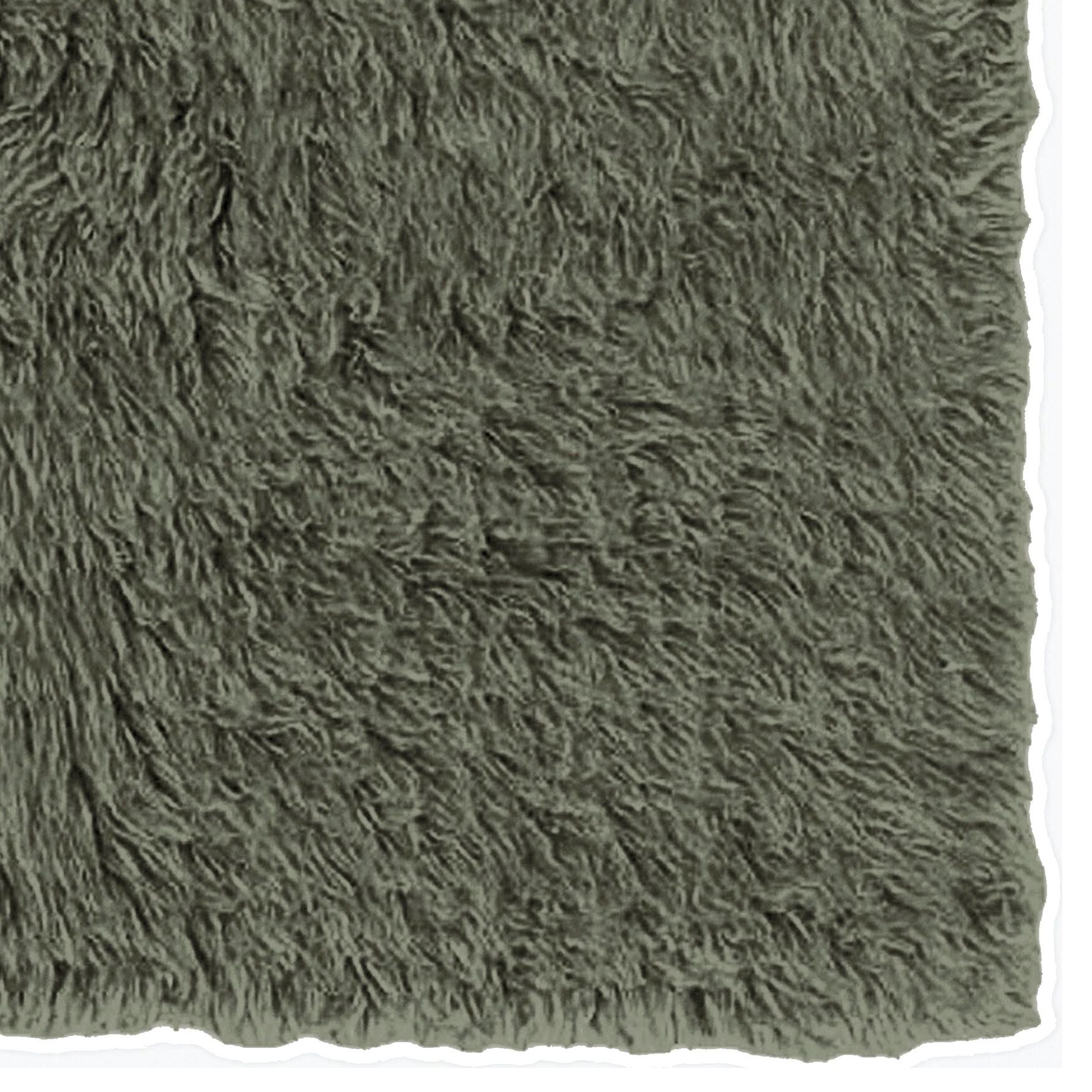 Flokati Olive Rug, , alternate image number 4