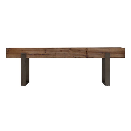 Dunlin Rustic Industrial Bench, , alternate image number null