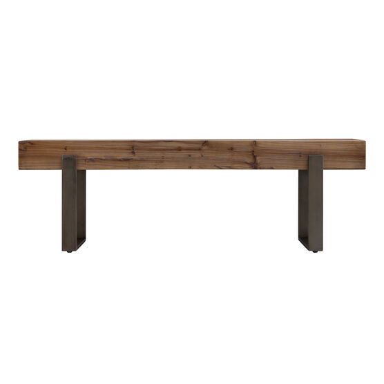 Dunlin Rustic Industrial Bench, , alternate image number null