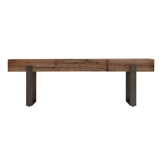 Dunlin Rustic Industrial Bench, , alternate image number 1
