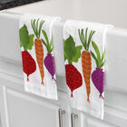 Pigment Print Dual Woven Kitchen Towel, Two Pack, , alternate image number null